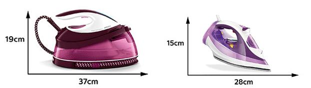 Kis m&eacute;retű gőz&ouml;lős vasal&oacute;