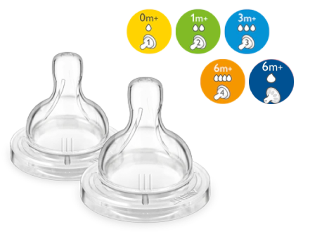Philips Avent hasf&aacute;j&aacute;st cs&ouml;kkentő etetőcumi