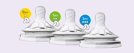 Philips Avent Natural etetőcumik 0 h&oacute;napos, illetve 6 h&oacute;napos kort&oacute;l