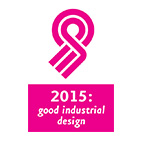 2015: Good Industrial Design formatervez&eacute;si d&iacute;j