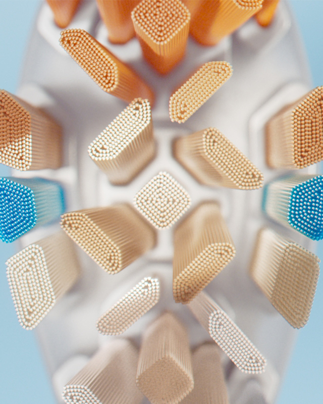 Egy fogkefefej a teljes k&ouml;rű gondoskod&aacute;s&eacute;rt